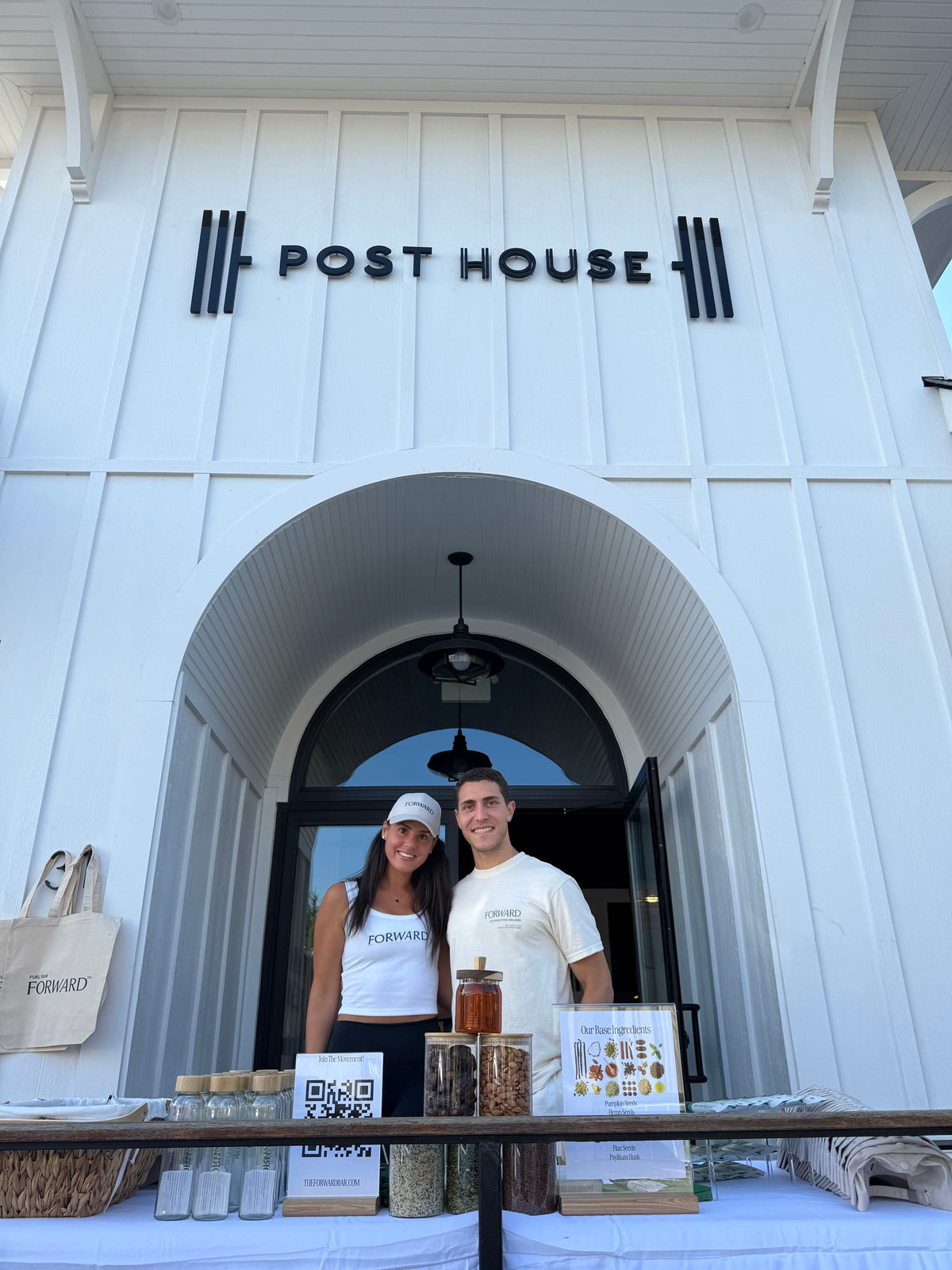 founders posing at The Forward Bar launch event
