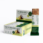 Forward Lemon Coconut protein bar packaging on a white background - view 1