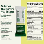 The Forward Bar lemon coconut flavor packaging with nutrition facts on a white background - view 8