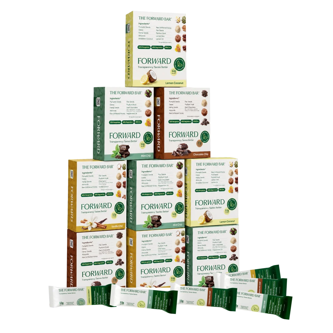 A pyramid of Forward Bar boxes